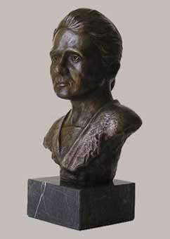 Maria Curie-Skodowska bronze statue