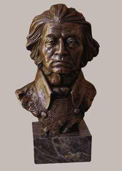 Adam Mickiewicz bronze statue