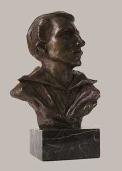 Juliusz Sowacki bronze statue